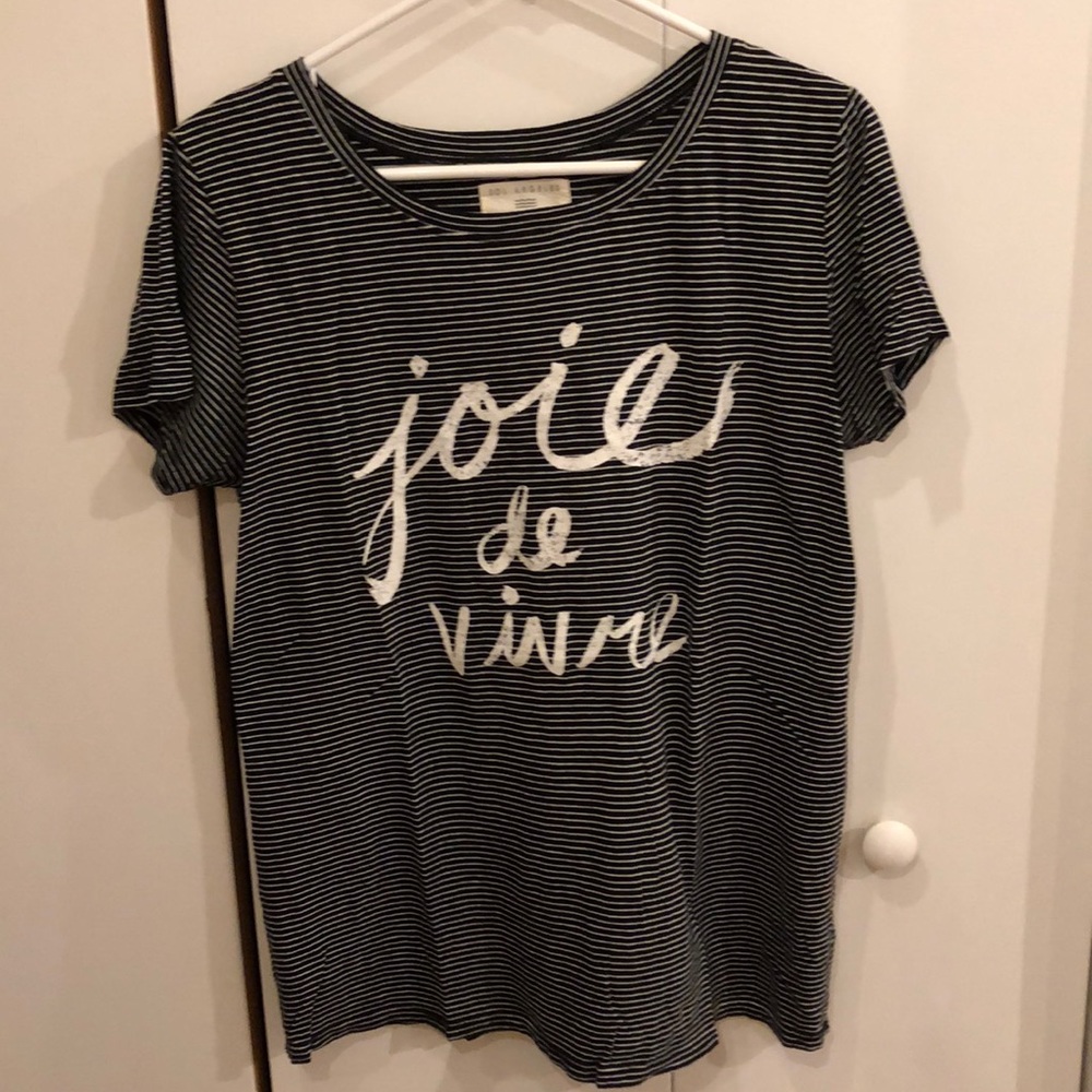 Anthropologie Joie de Vivre tee